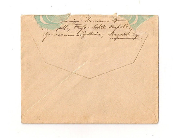 Alemania Sobre Feldpost, Mat. Magdeburg, I Guerra, 1917 1