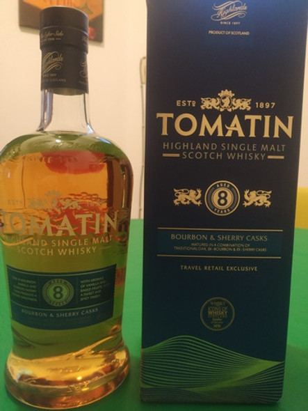 Whisky Tomatin 8 Años Litro 1