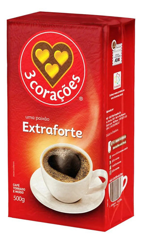 Café 3 Corações Extra Fuerte 500g 0