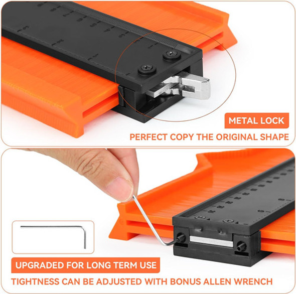 Medidor De Perfil De 25 Cm Para Copiar Formas Irregulares 1