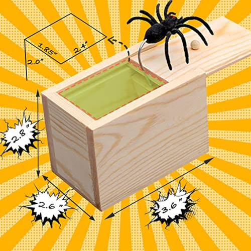 Jishi Caja De Broma De Araña, Regalos Para 1