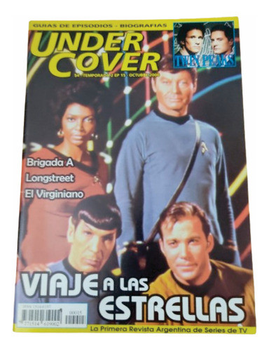 Revista Under Cover Nro 15 Star Trek Brigada A Twin Peaks 0