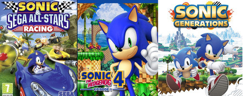 Sonic Generations + Headhog 4 + All Satars Racing Pc Digital 0