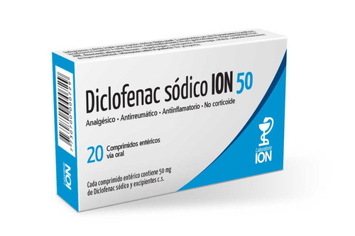 Diclofenac Ion 50  X 20 Comprimidos 0