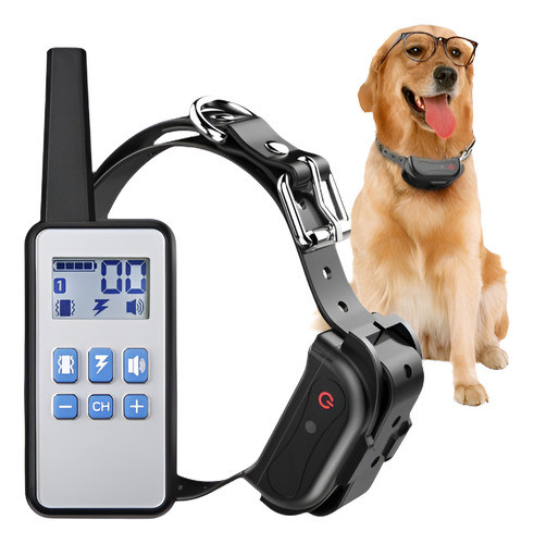 Eléctrica Perro Adiestramiento De Perros Collar Sonido Vibra 0