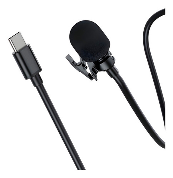 Microfone De Lapela Tipo C Para Samsung Xiaomi Motorola 0