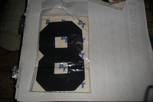 Dt Numeros Homologados Camiseta Futbol Termoadhesivos 8 0