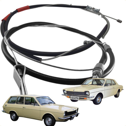 Cabo De Freio Dianteiro E Traseiro Ford Corcel 1 1972/1977 0