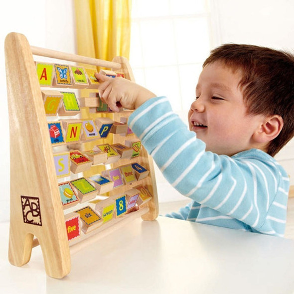 Abaco Alfabético Hape Juguete Didáctico 1
