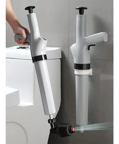 Destapa Cañerias Rejillas E Inodoros Pistola De Aire Comprim 1