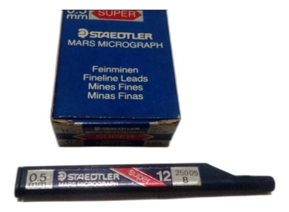 Grafite Staedtler Técnico 0.5 B. Tubo Com 12un 0 Grafite Staedtler Técnico 0.5 B. Tubo Com 12un 0