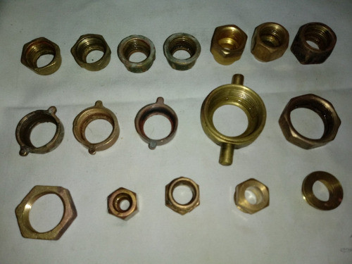 Lote De 17 Tuercas Bronce Sanitarios, Gas, Aire Acc.ocasion 0