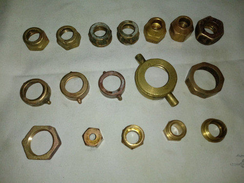 Lote De 17 Tuercas Bronce Sanitarios, Gas, Aire Acc.ocasion 1