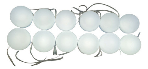 Kit 12 Focos Led Luz Blanca 3 Tonos Espejo Usb Maquillaje 0
