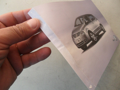 Folleto Publicitario Vw Fox  No Es Manual Auto Catalgo 1.6 1