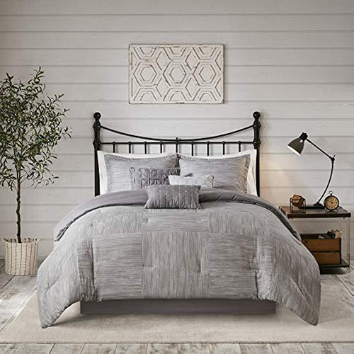 Madison Park Walter Comforter-luxe Seersucker Print Design R 1