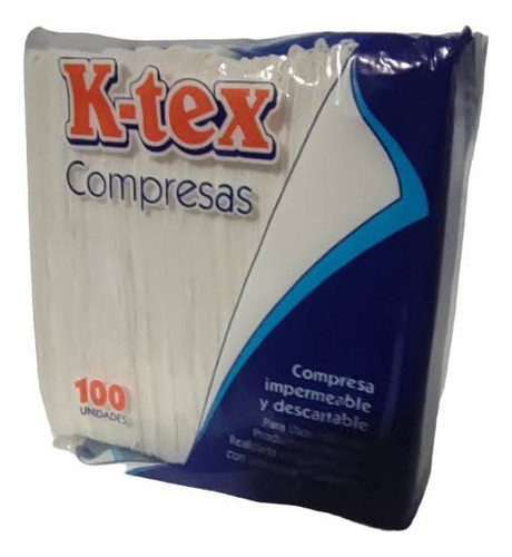 Compresas /campos K Tex X 100 0
