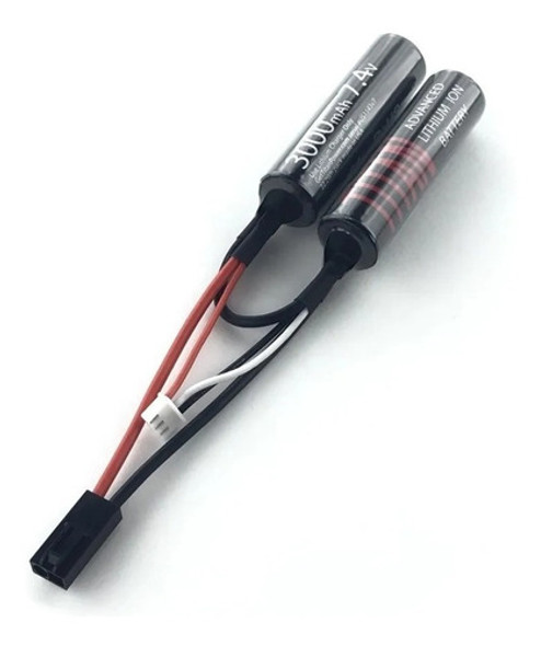 Bateria Airsoft 7.4v 3000mah Titan Litio Nunchuck Tamiya 1