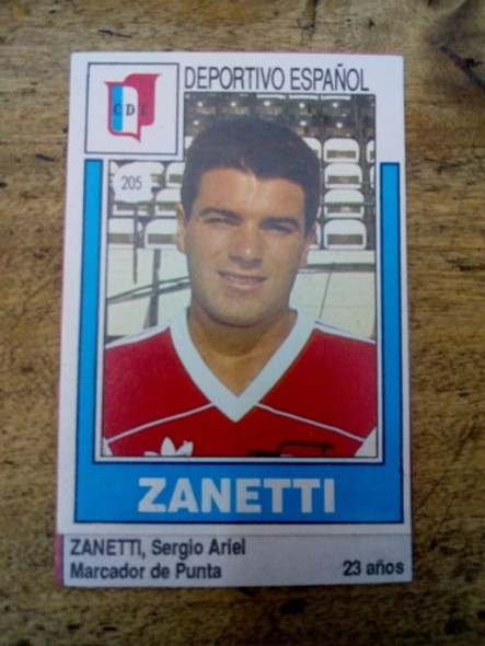 Recorte Figurita Deportivo Español Sergio Zanetti 0 Recorte Figurita Deportivo Español Sergio Zanetti 0