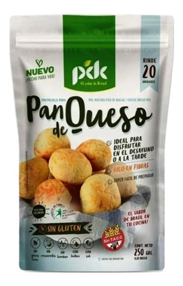 Premezcla Para Pan De Queso Pdk 250g Sin Tacc - Dw 0
