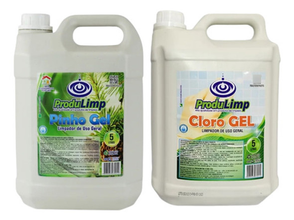 Cloro Gel E Pinho Gel Limpador Desinfetante Perfumado 5l 0