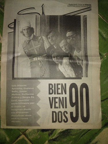 Suplemento Joven  * Si * De Clarin - Luis A Spinetta - 1990 0