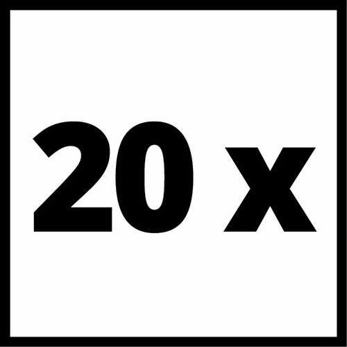 Repuesto Pack 20 Cuchillas P/ Bordeadora Einhell Ge-ct 18 Li 1