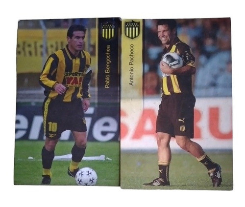 Cards Futbol De Peñarol, Bengoechea Y Pacheco 0