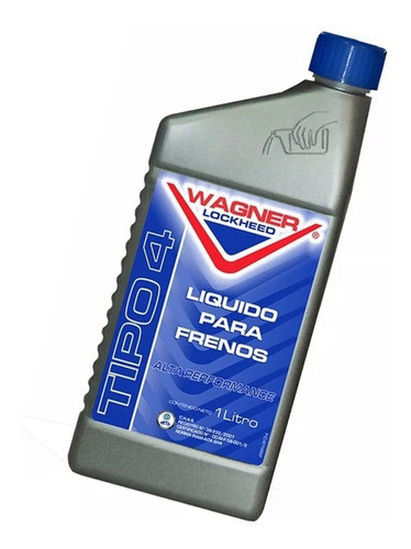 Liquido Freno Dot4 1lts. Wagner Tipo 4 0