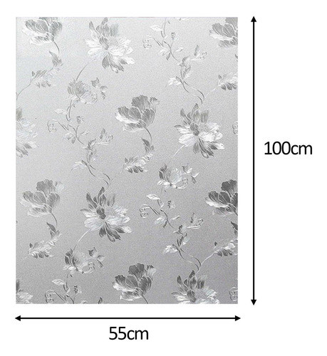 Película De Janela Floral Elegante Para Decoração De Casa 1