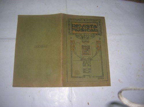 Revista Musical 1913 Bilbao J. Fesser C. Del Campo Chavarri 0