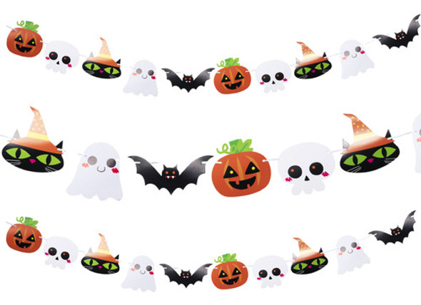 Guirnalda Banderin Decoracion Cotillon Halloween Surtidos 0