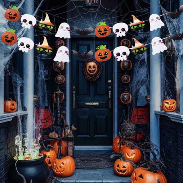 Guirnalda Banderin Decoracion Cotillon Halloween Surtidos 1