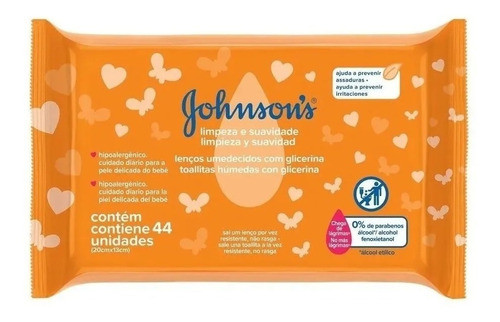 Johnsons Baby Toallas Humedas Limpieza/suavidad 44u 24 Pack 0