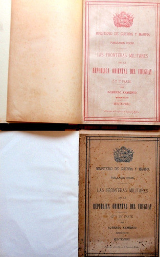 2 Carpetas Fronteras Militares Uruguay Roberto Armenio 1884 0