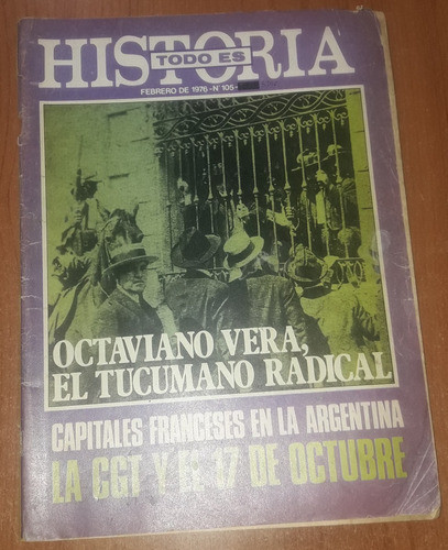 Revista Todo Es Historia N°105  Febrero De 1976 0