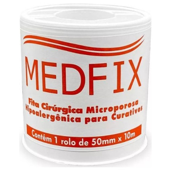 Fita Micropore 5cm X 10m Kit C/ 5 - Medfix 0