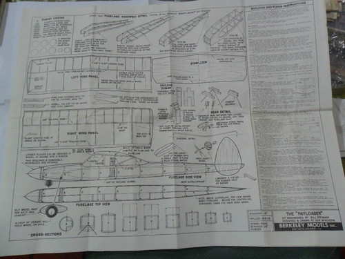 Berkeley Models Avion Plano The Payloader Mc Govern Effinger 0