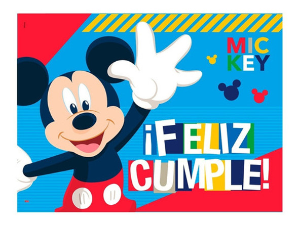 Poster Feliz Cumpleaños - Mickey Mouse 0