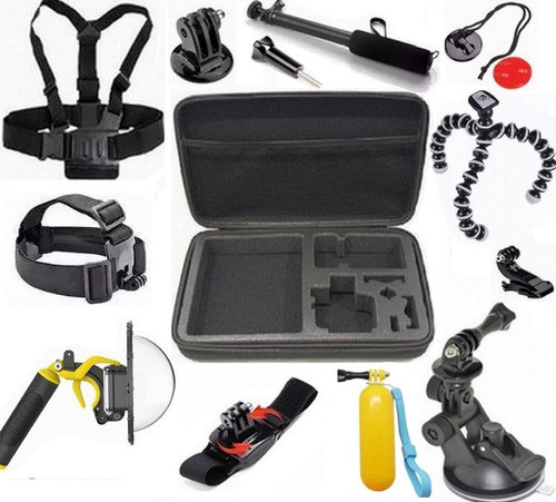 Acessórios P Gopro Hero 10 Black Mala Dome Tripé Bastão Self 0