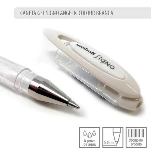 Kit 3 Canetas Gel Uniball Signo Marcação Design Sobrancelha 1