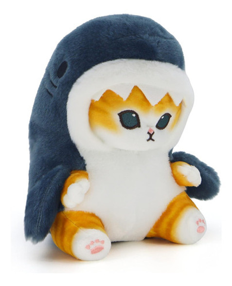 Muñeco De Gato Tiburón Suave Para Niños Y Niñas, Tamaño 20cm 1 Muñeco De Gato Tiburón Suave Para Niños Y Niñas, Tamaño 20cm 1