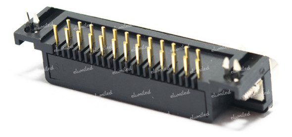 Conector Db25 Hembra 25 Contactos 90º Para Circuito Imp X4 1