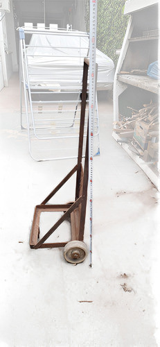 Carro Carrito De Fierro Robusto Usado 2 Ruedas 1