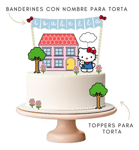 Kit Imprimible Cumpleaños Hello Kitty 1