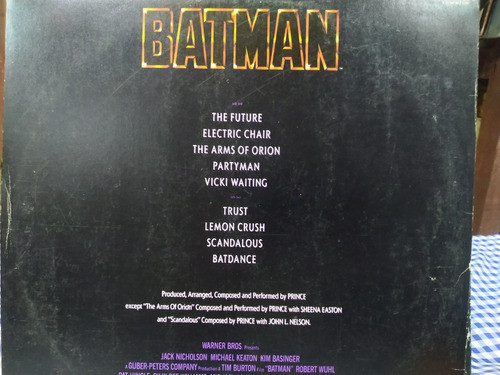 Lp Vinil Batman  Prince C/ Encarte 1989 1