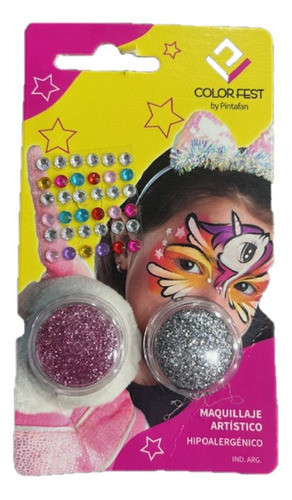 Mini Kit Glitter Unicornio - Strass 0
