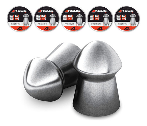 1250 Balines Argus 5.5 16.4gn 5 Latas X 250u Excelente !! 0