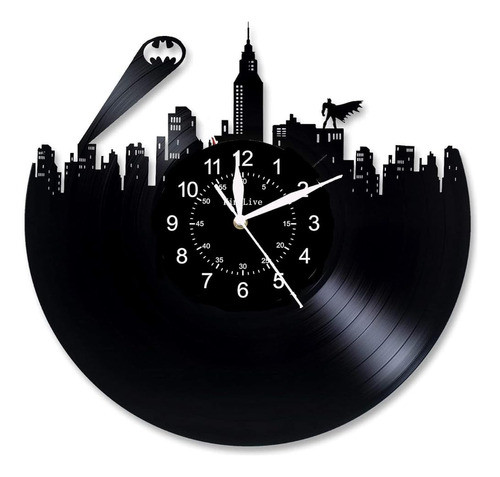 Dobooo Batman Vinyl Record Wall Clock Large Modern Home Deco 0