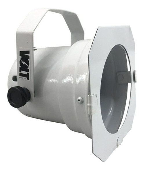 Canhão Refletor Spot Par 30 Branco C/ Porta Gelatina Volt 0